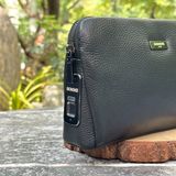  Túi Cầm Tay Homme Bologna - Italy Fingerprint Lock Handbag Cao Cấp 