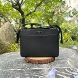  Túi Đeo Chéo Homme Modena – Italy Classic Pebbled Leather Shoulder Bag with Fingerprint Lock 