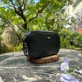  Túi Vân Tay Homme Trento – Italy Luxe Intrecciato Shoulder Bag with Fingerprint Lock 