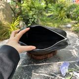  Túi Vân Tay Homme Trento – Italy Luxe Intrecciato Shoulder Bag with Fingerprint Lock 