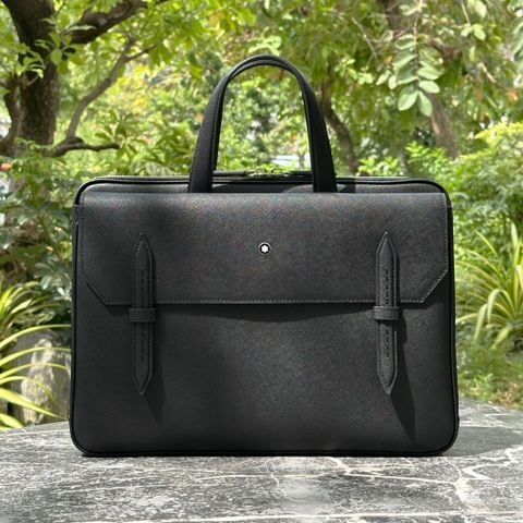  Cặp Xách Tay Montblanc Thin Briefcase in Sartorial Leather Sang Trọng 