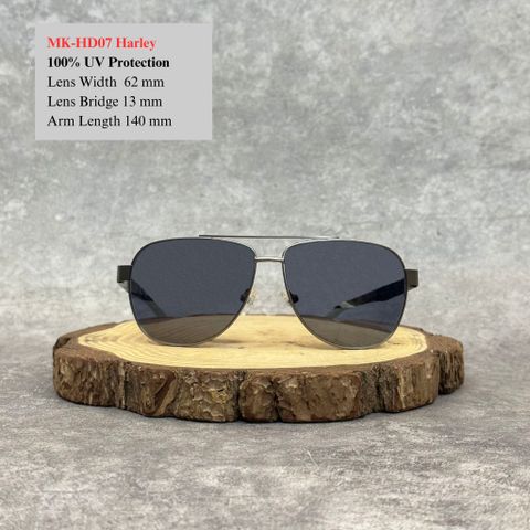  Mắt Kính Harley Davidson  Blue Mirror Navigator Men's Sunglasses 