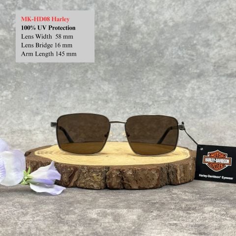  Kính Mát Harley Davidson Brown Navigator Men's Sunglasses Cao Cấp 