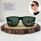  Kính Mát Ray-Ban Boyfriend Two Green Square Unisex Sunglasses Cao Cấp 