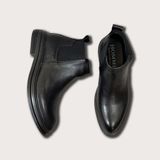  Homme Beatles - Classic Italian Leather Chelsea Boot Troy Dress Boots 