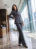  SUIT_Vest 4 nút & Quần Suông CHÉO LẠNH 
