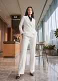  SUIT_Vest 4 nút & Quần Suông CHÉO LẠNH 