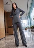  SUIT_Vest 4 nút & Quần Suông CHÉO LẠNH 