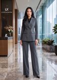  SUIT_Vest 4 nút & Quần Suông CHÉO LẠNH 