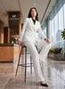  SUIT_Vest 4 nút & Quần Suông CHÉO LẠNH 
