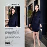  Áo sơ mi ý tay ngắn & Áo vest 2 nút tròn ngắn & Váy ngắn ôm_TUYTSI_CBTS03TN2NV52 (Tùy chọn combo hoặc lẻ SP) 