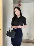  Áo sơ mi ý tay ngắn & Áo vest 2 nút tròn ngắn & Váy ngắn ôm_TUYTSI_CBTS03TN2NV52 (Tùy chọn combo hoặc lẻ SP) 