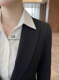  SUIT_Vest 4 nút & Quần Suông CHÉO LẠNH 