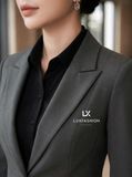  SUIT_Vest 4 nút & Quần Suông CHÉO LẠNH 