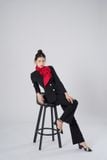  Bộ Áo Vest Nữ 3 Nút & Quần Loe 