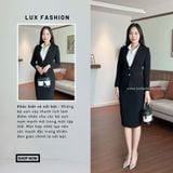 Áo sơ mi ý & Áo vest 2 nút vạt vuông & Váy bút chì_TUYTSI_CBTS04V2NVC65 (Tùy chọn combo hoặc lẻ SP) 