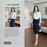  Áo sơ mi ý & Áo vest 2 nút vạt vuông & Váy bút chì_TUYTSI_CBTS04V2NVC65 (Tùy chọn combo hoặc lẻ SP) 