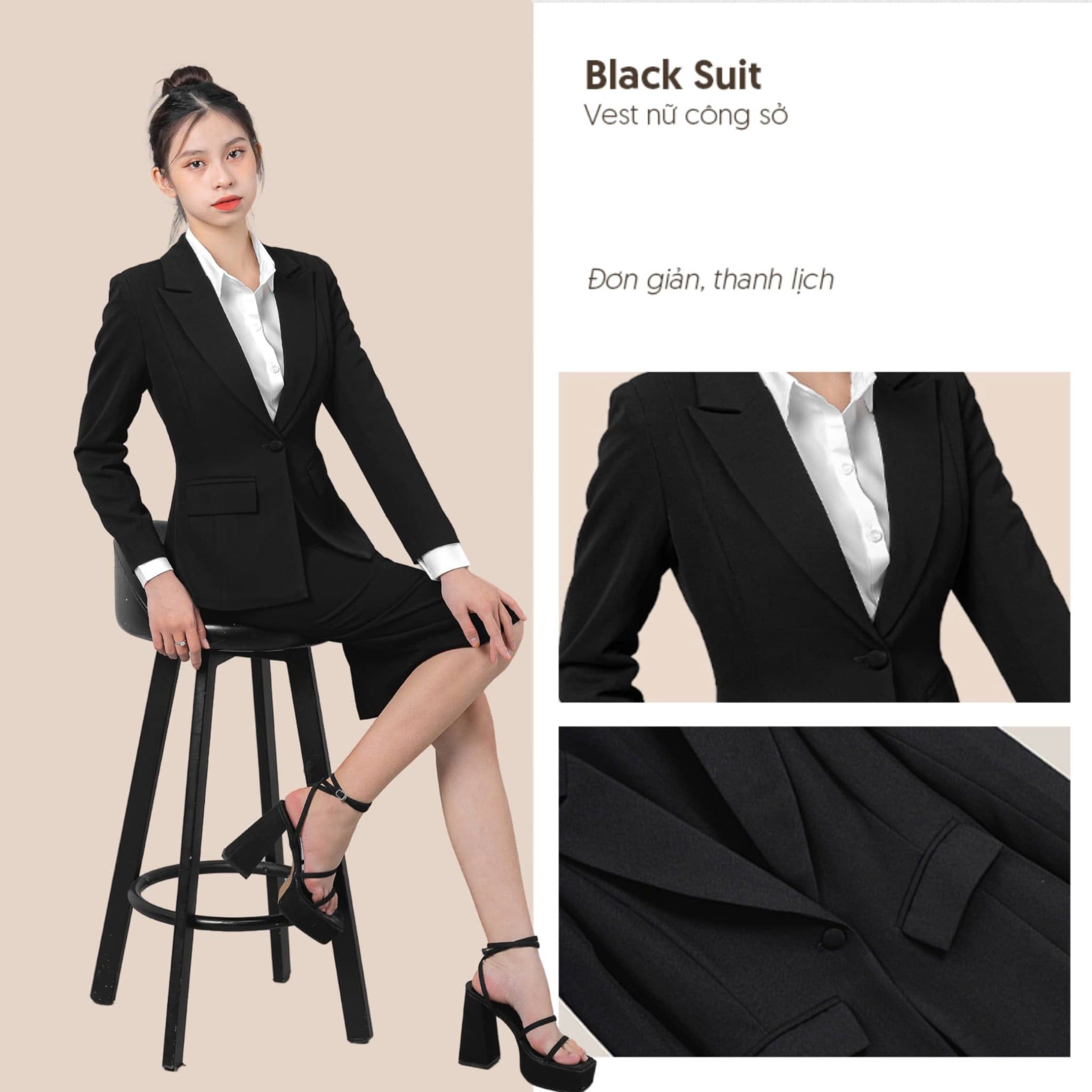  Combo đồng phục doanh nghiệp - Bộ Suit chuyên nghiệp 