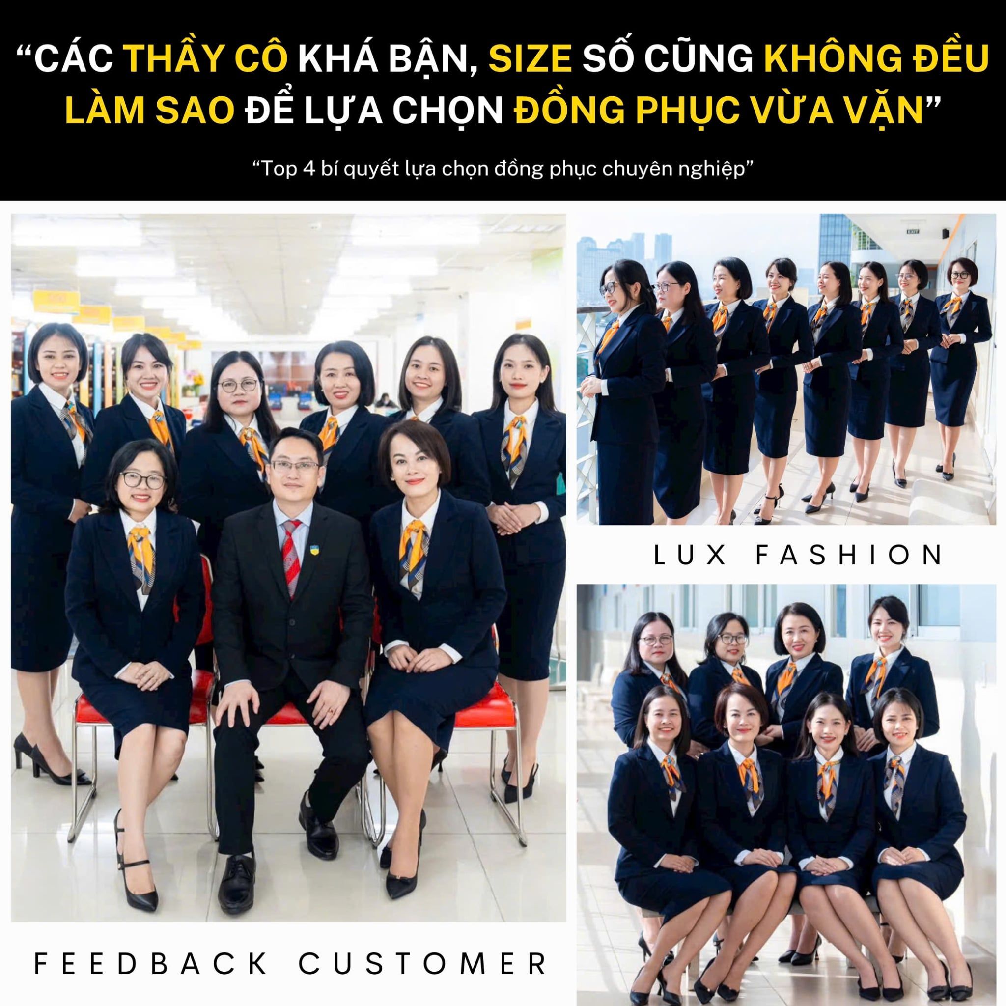  Combo đồng phục doanh nghiệp - Bộ Suit chuyên nghiệp 