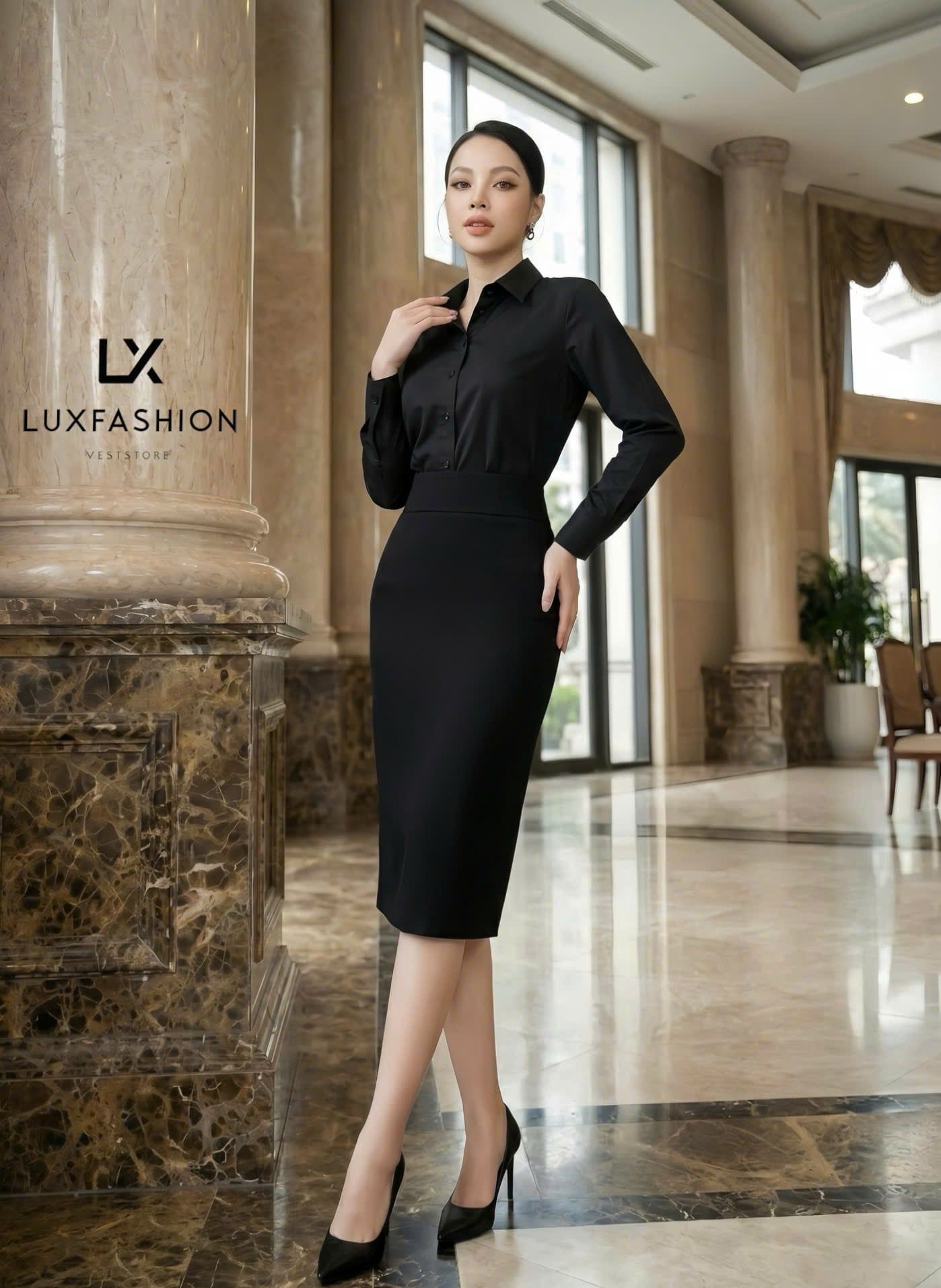  Váy Bút Chì 2 lớp_CHÉO LẠNH_V02 