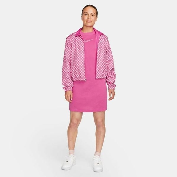 Áo Khoác Nike Women's Gingham Coach Feminina Jacket