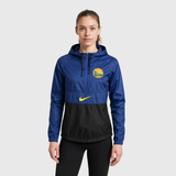 Áo Khoác Nike Nba Hooded Golden State Warrior Packable Jacket