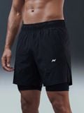 Quần Ngắn Ura Court Slam 2 in 1 Tennis Shorts