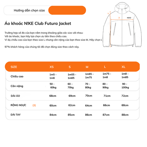 Áo khoác Nike Club Futura Jacket