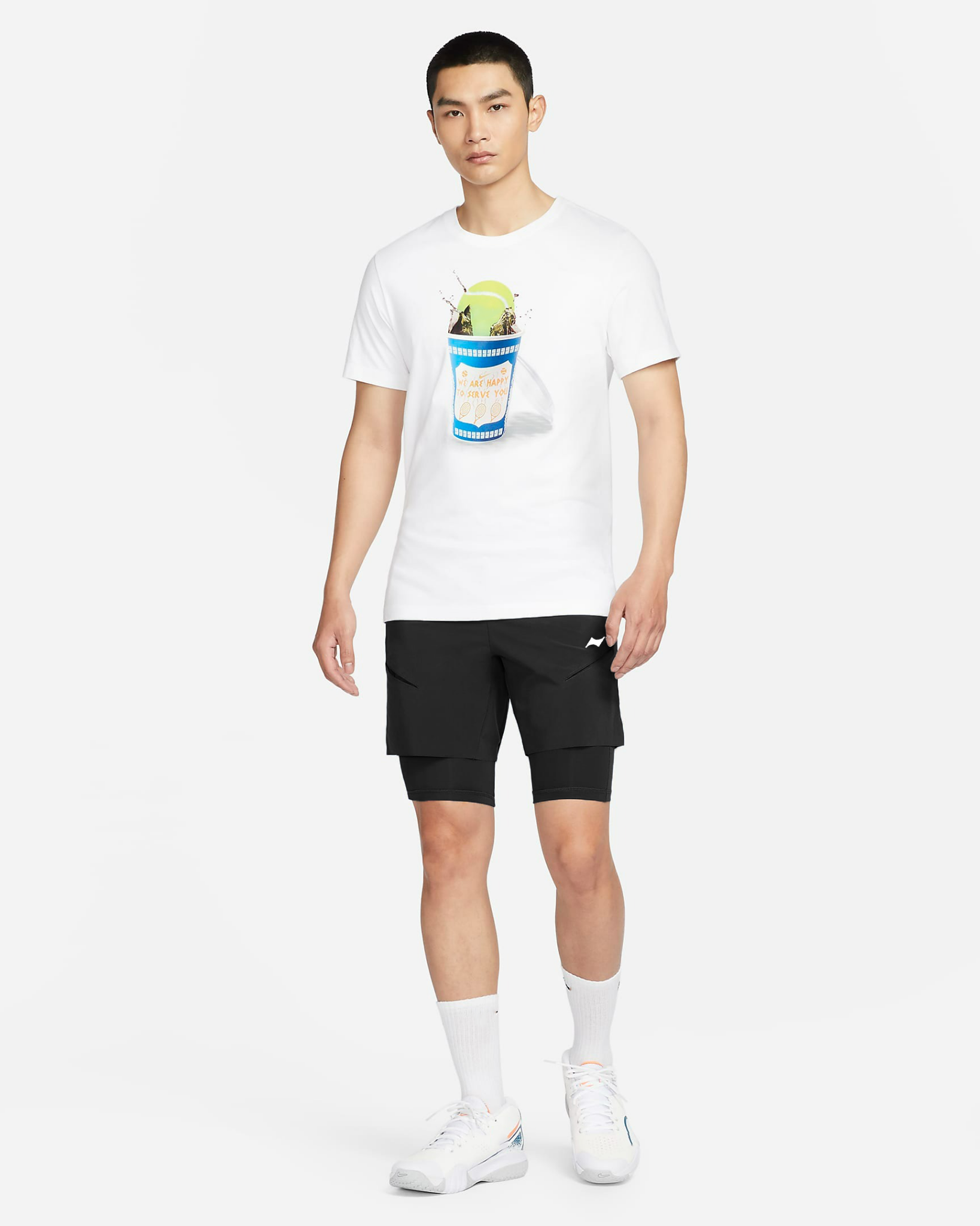 Quần Ngắn Ura Court Slam 2 in 1 Tennis Shorts