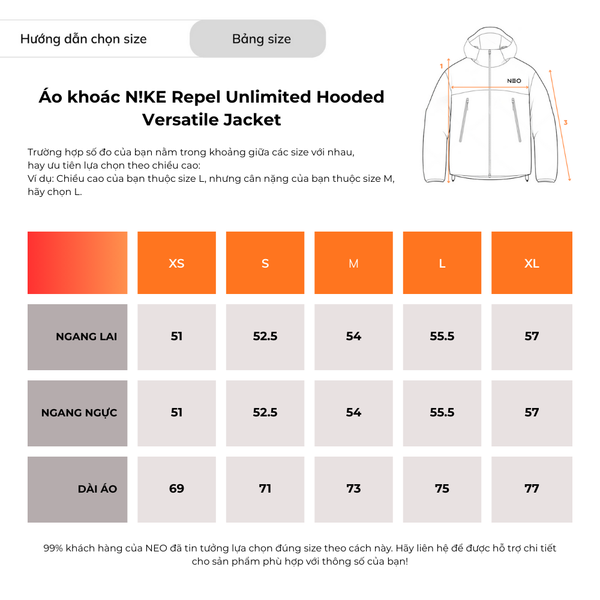 Áo khoác Nike Repel Unlimited Hooded Versatile Jacket