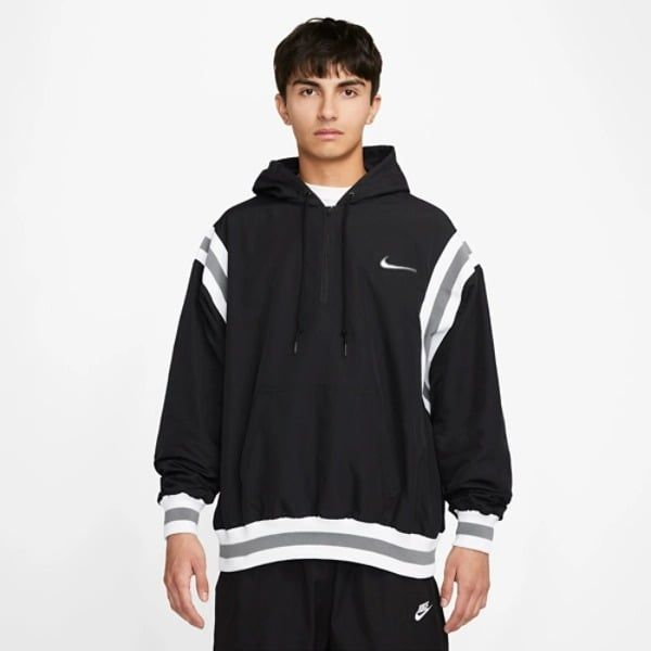 Áo Khoác Nike Authentics Men's Woven Lined 1/2-Zip Hoodie