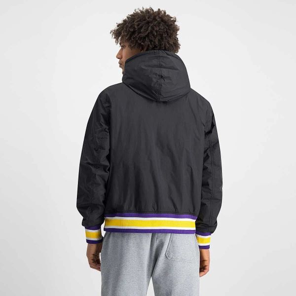 Áo Phao Nike Los Angeles Lakers Courtside NBA Hooded Winter Puffer Jacket