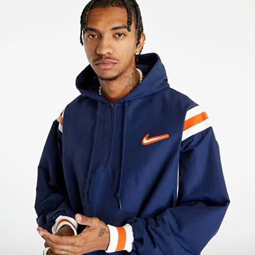 Áo Khoác Nike Authentics Men's Woven Lined 1/2-Zip Hoodie