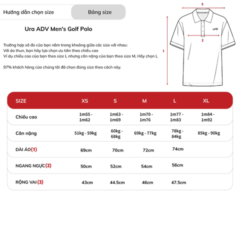 Áo thun Ura ADV Tour Polo