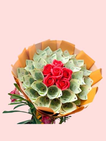 Bó Hoa Thiết Kế Từ Tiền