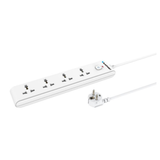  Ổ cắm điện Blaupunkt PSN5340, 4 ổ, Dây dài 3m, chống lửa, an toàn với trẻ em 