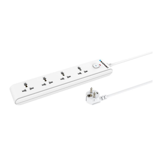  Ổ cắm điện Blaupunkt PSN5340, 4 ổ, Dây dài 3m, chống lửa, an toàn với trẻ em 