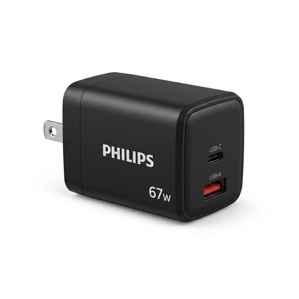  Củ sạc nhanh Philips DLP6321 | PD67W, GaN, Có thể sạc Laptop 