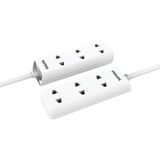 Ổ cắm điện Philips CHP1130WA, 3 lỗ, dây dài 2m, nhỏ gọn 