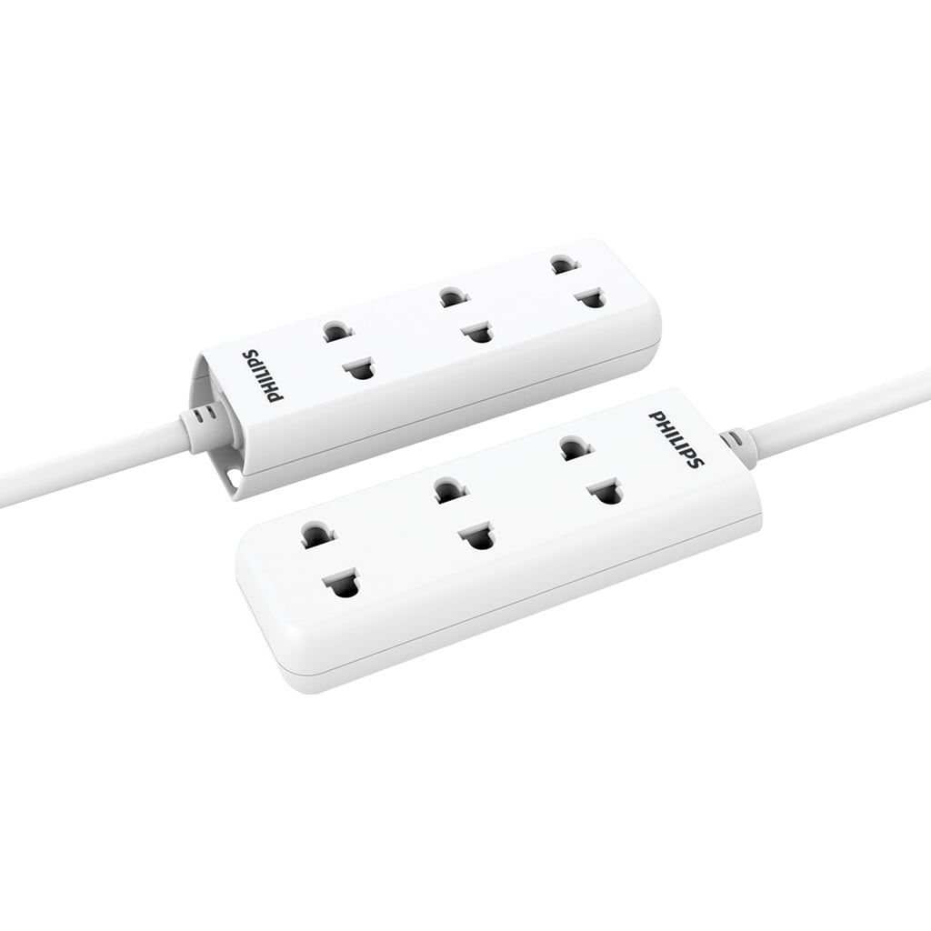  Ổ cắm điện Philips CHP1130WA, 3 lỗ, dây dài 2m, nhỏ gọn 