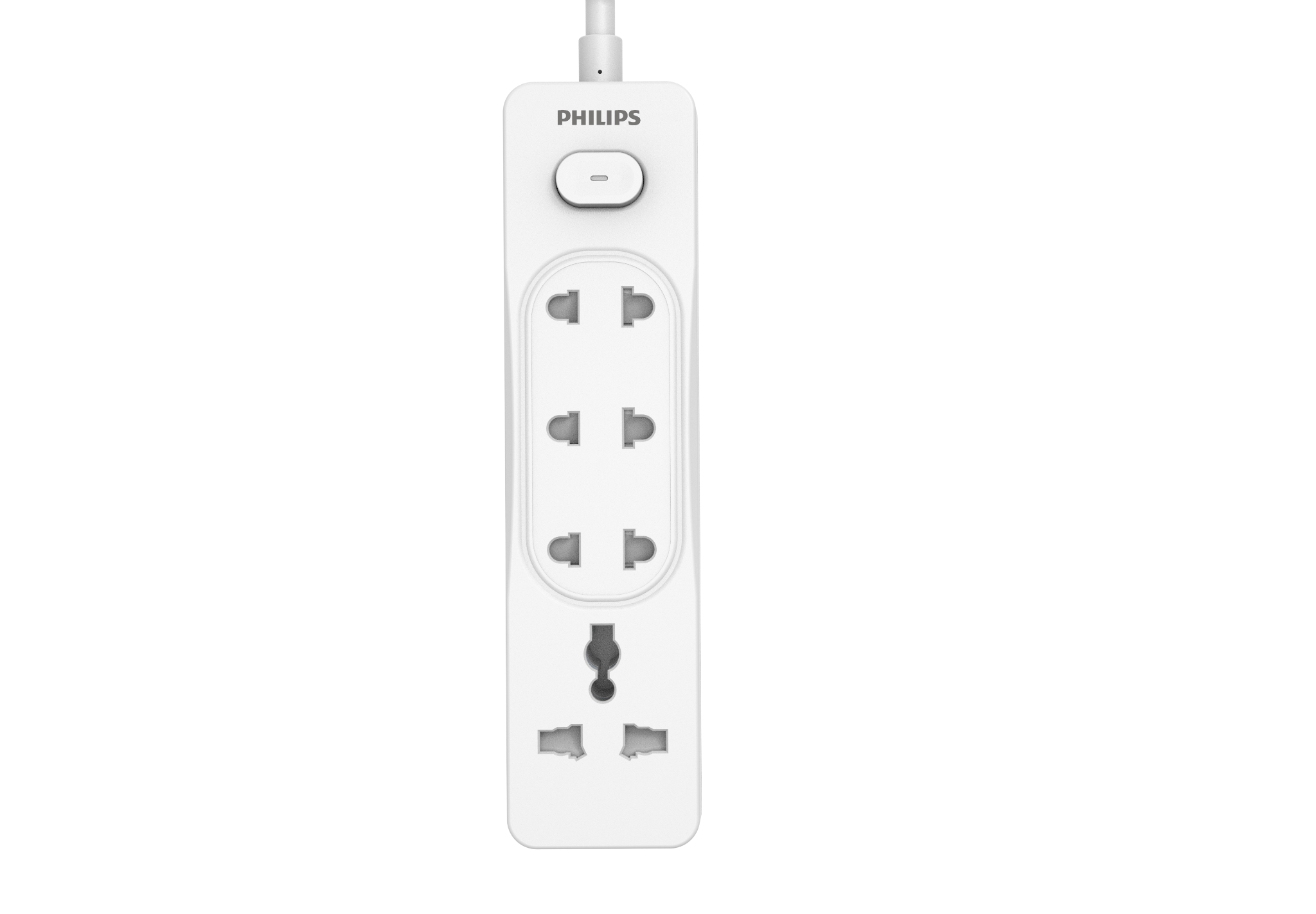  Ổ cắm điện Philips CHP2141WA, 4 lỗ, dây dài 2m, nhỏ gọn 