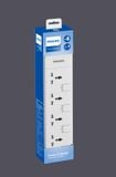  Ổ cắm điện Philips CHP3141, 4 lỗ, Công tắc độc lập, dây dài 2m 