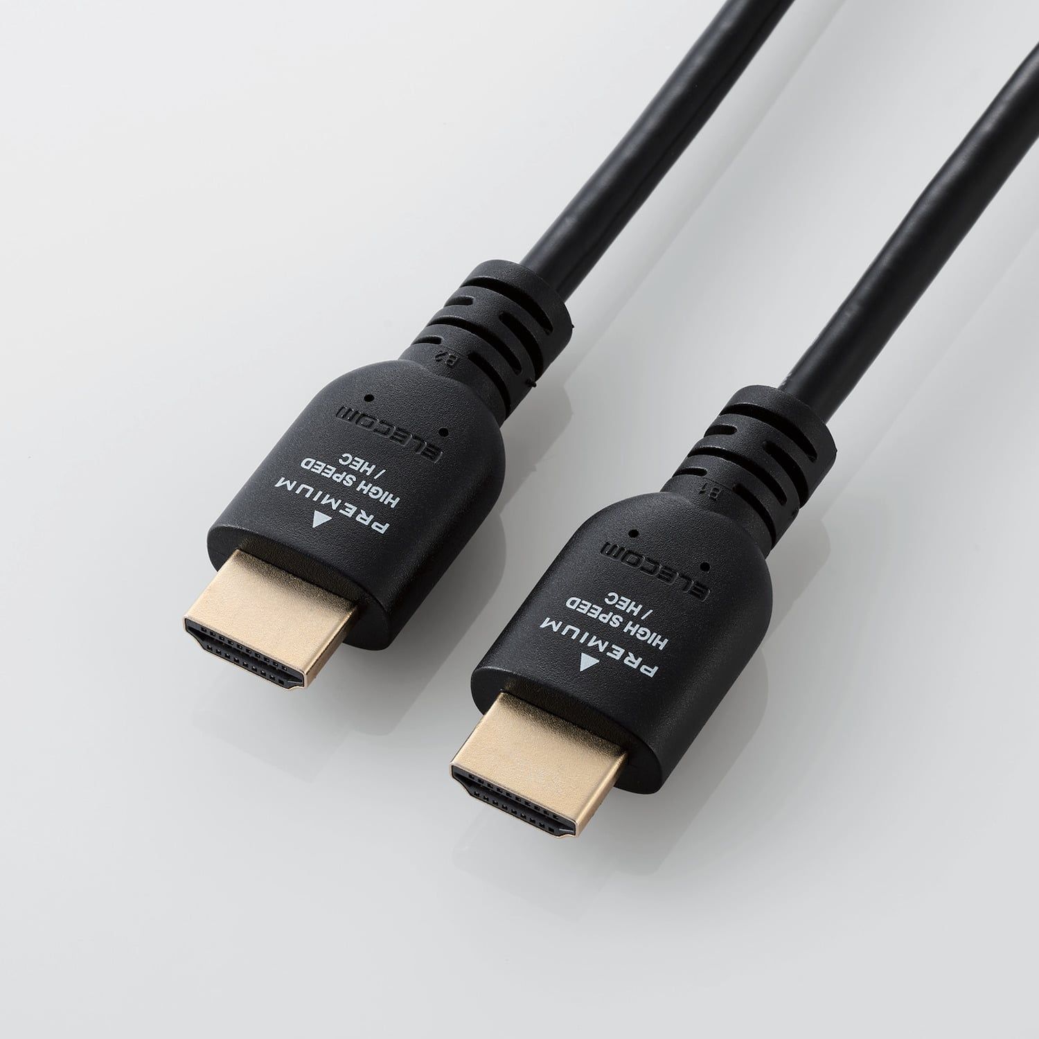  Cáp HDMI Elecom DH-HDPS14E | Hỗ trợ 4K 60Hz, HEC, 3 lớp dày dặn 