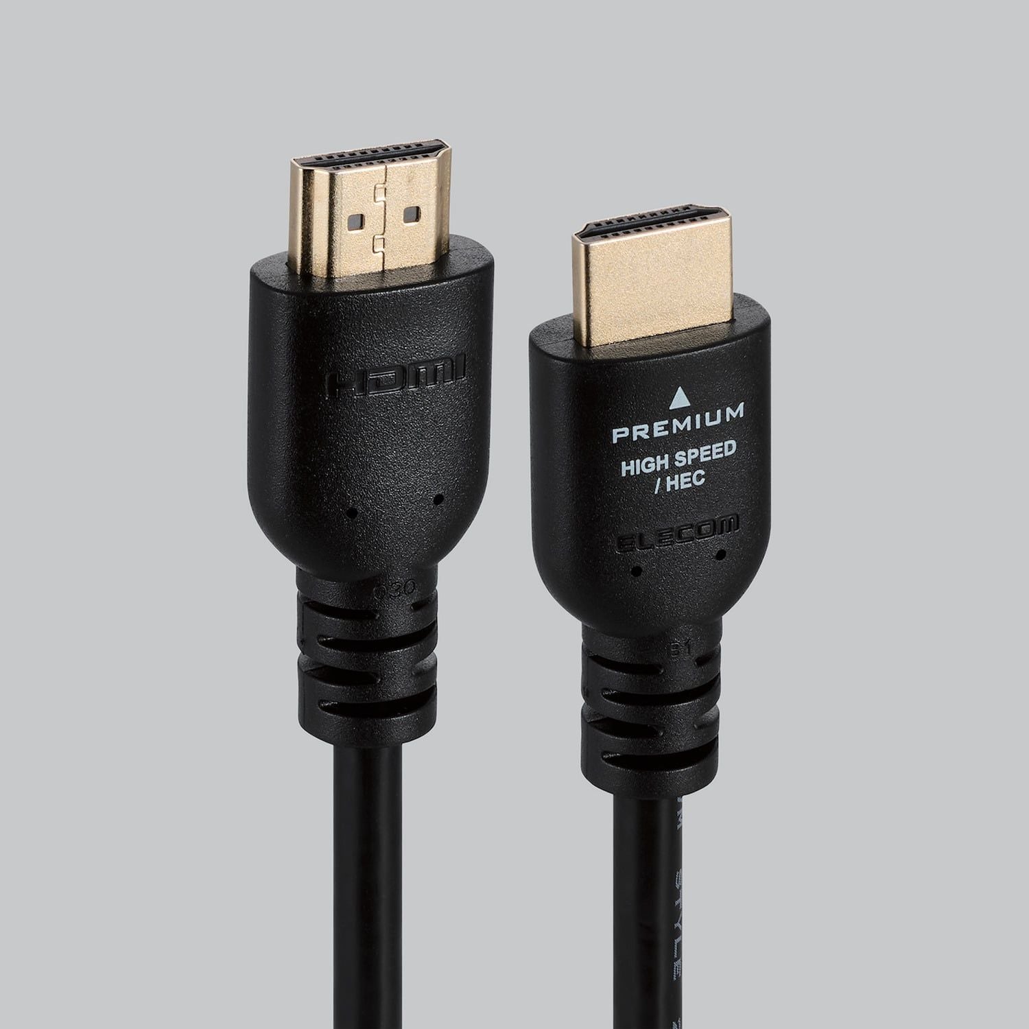  Cáp HDMI Elecom DH-HDPS14E | Hỗ trợ 4K 60Hz, HEC, 3 lớp dày dặn 