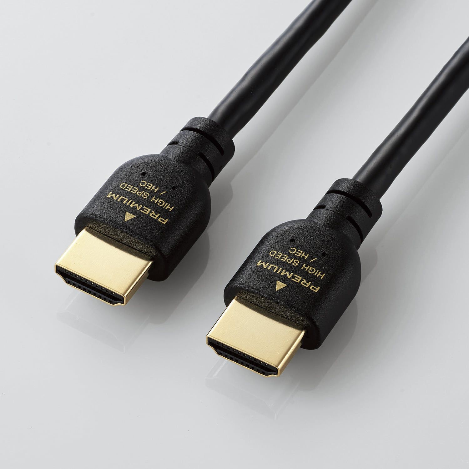  Cáp HDMI Elecom DH-HDPS14E | Hỗ trợ 4K 60Hz, HEC, 3 lớp dày dặn 