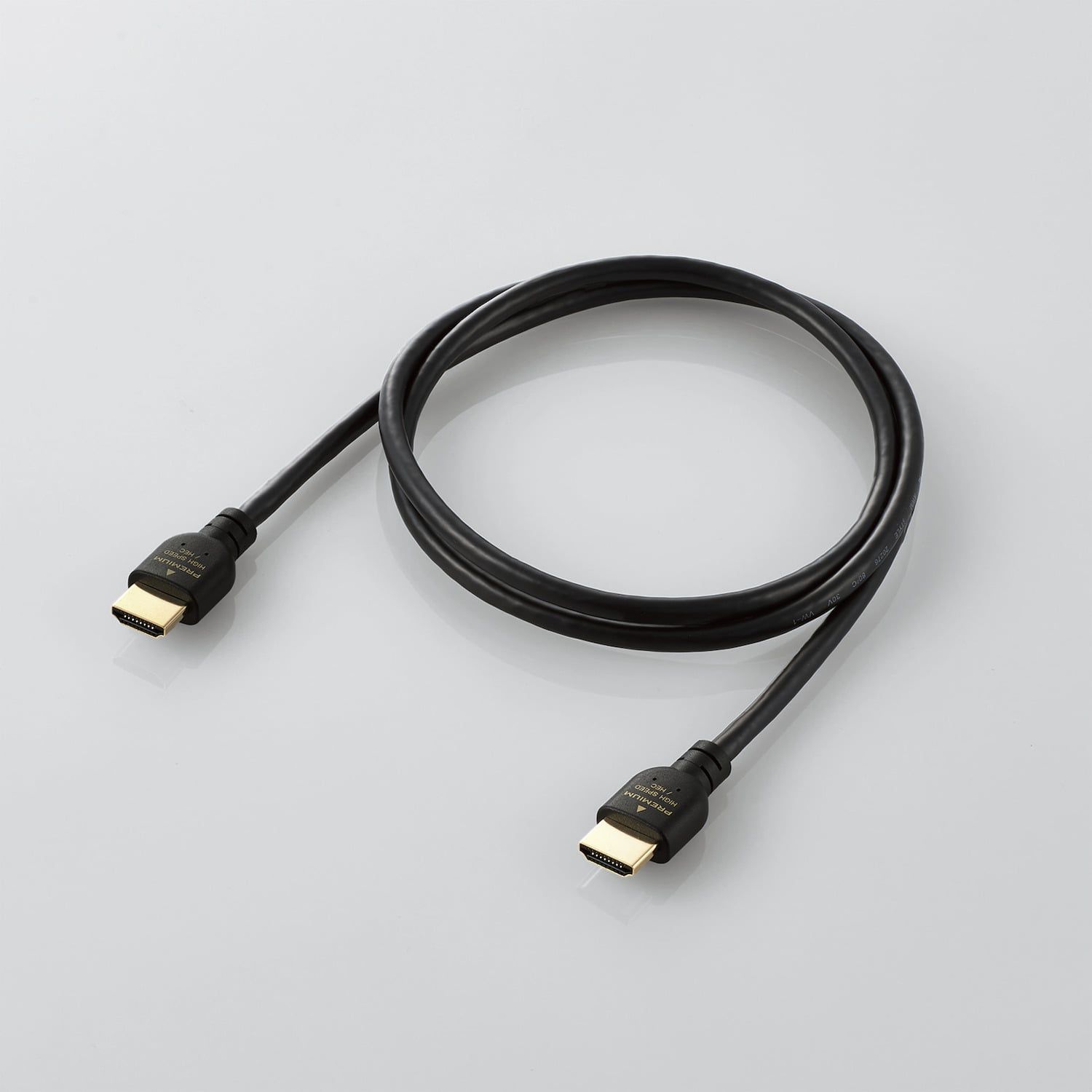  Cáp HDMI Elecom DH-HDPS14E | Hỗ trợ 4K 60Hz, HEC, 3 lớp dày dặn 