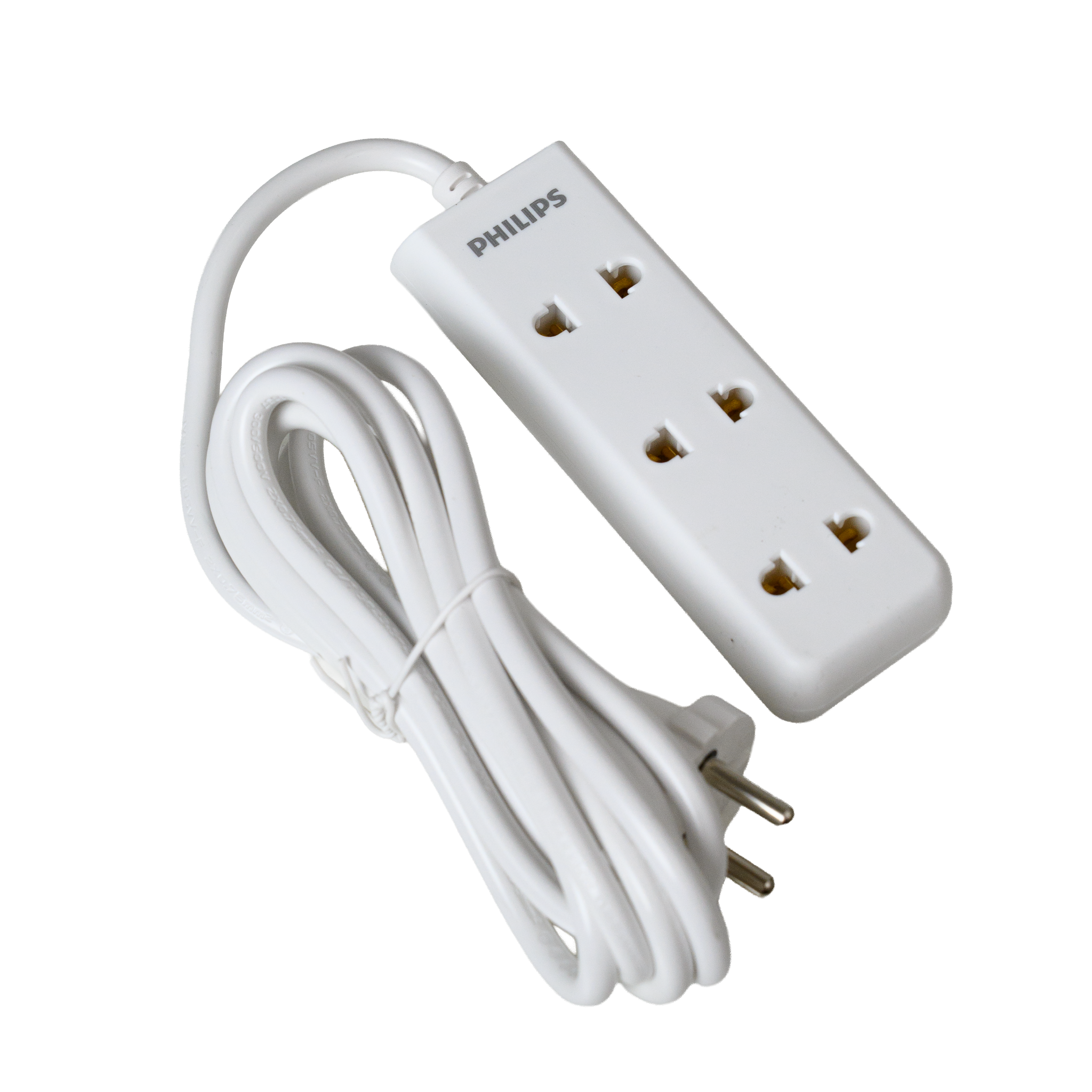 Ổ cắm điện Philips CHP1130WA, 3 lỗ, dây dài 2m, nhỏ gọn 