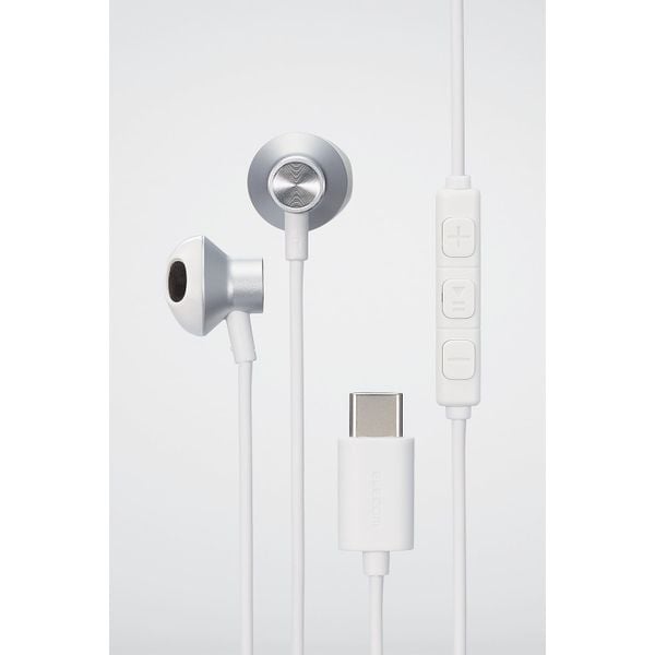 Tai nghe cắm dây nhét tai Elecom EHP-DF10IMSV | Cổng Type-C, Hỗ trợ DAC, Dài 1.2m 