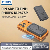  [New] Pin Sạc Dự Phòng Từ Tính Philips DLP6759 10.000mAh 22.5W 