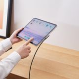  Cáp sạc nhanh C to C Elecom MPA-CCL12NBK | PD60W, Đầu nối L, Dây dù, 5 lớp siêu bền, Dài 1.2m 